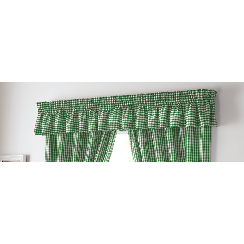 Rosas Curtain Pelmet, Green