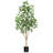Adcock Artificial Ficus Tree in Pot with Realistic Leaves and Natural Trunk-311849291