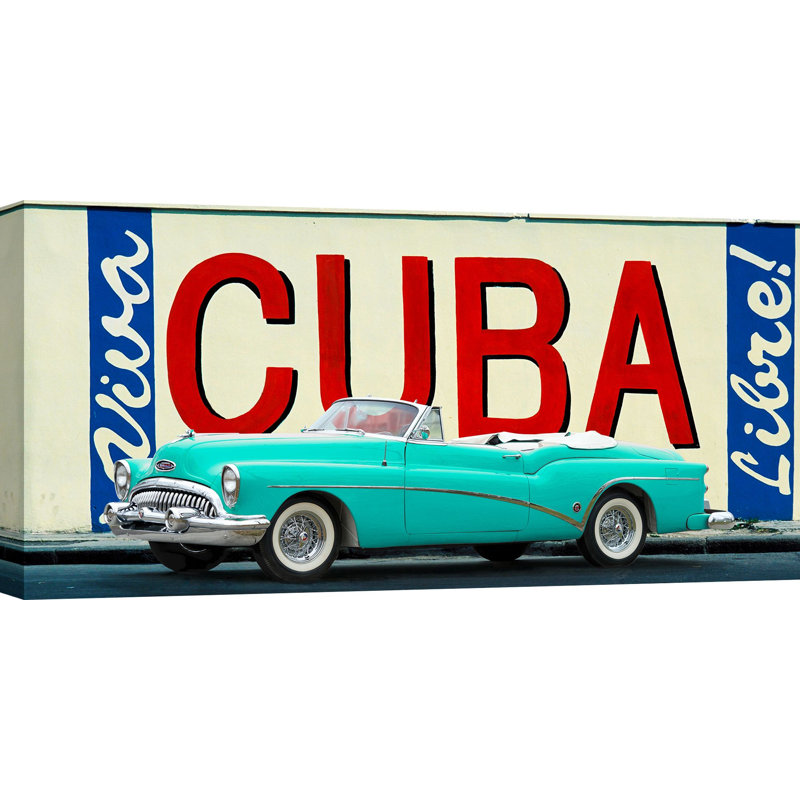 Cuba Libre, Havana - Wrapped Canvas Print, 60cm H x 120cm W x 4cm D