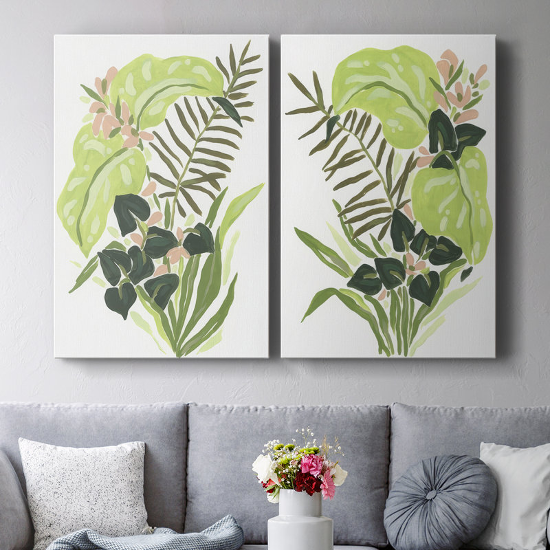 Toile tendue avec châssis I-Premium Gallery Lime - prêt à accrocher