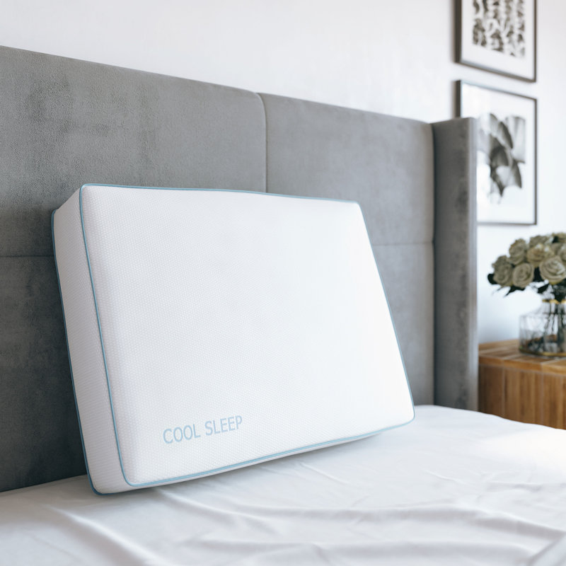 Memory Foam Plush Cooling Pillow, Standard