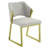 Galdesa Teddy Sherpa Mirrored Dining Chair (Set Of 2)