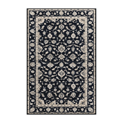 Machine Washable Persian Gray Area Rug