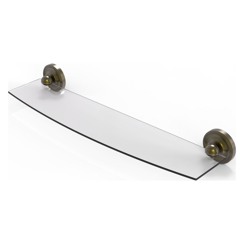 Gober Bracket Shelf, Antique Brass, 24"