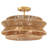 16 In. 2-light Bohemian Woven Rope Semi-flush Mount Ceiling Light-145417227