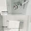 Porte de douche à double coulissement lisse sans cadre avec verre transparent 3/8 po Opal Mirage MCOCOD l 56-61 "x H 72"-98947163