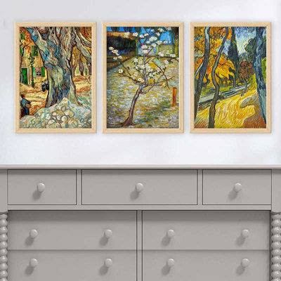 Peinture décorative encadrée