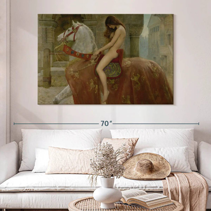 Leisha Lady Godiva, H 34 po x l 51 po