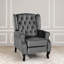 Meyers 82cm Wide Velvet Wing Chair Recliner