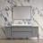 Perceus 39.6'' Single Bathroom Vanity with Manufactured Wood Top with Mirror