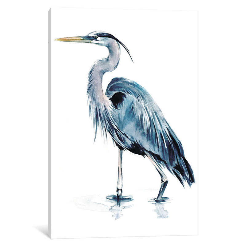 Blue Heron II by Jennifer Paxton Parker - Wrapped Canvas Giclee Art Print, 101.6 cm H x 66.04 cm W x 3.175 cm D