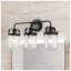 Avec abat-jour en verre transparent, applique moderne, luminaire d'intérieur industriel pour salle de bain, chambre à coucher et évier de cuisine, douille E26, [sans ampoule]-566470270-566470147