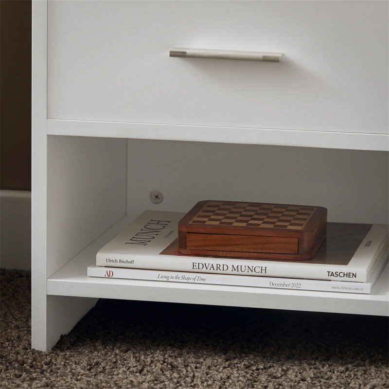 38cm W Manufactured Wood Bedside Table
