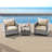 3 Piece Patio Conversation Set with Cushion-2018873052-2018873054
