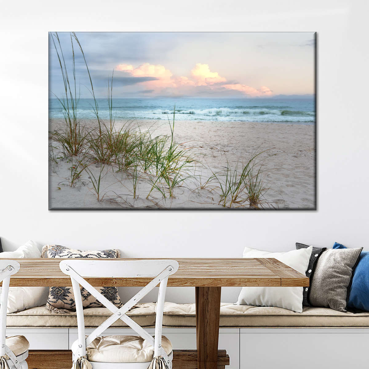 Elephant Stock Sandy Beach Mossy Rainforest On Canvas Print | Wayfair