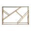 Lanz 115cm Glass Top Console Table