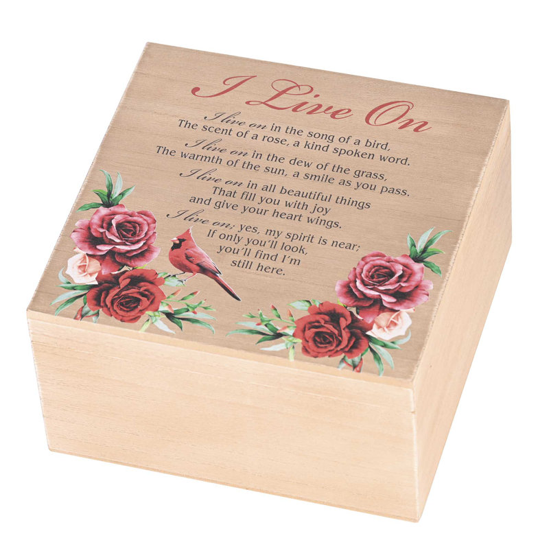 Manufactured Wood Memory Box