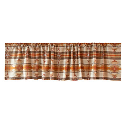 Striped Tailored Window Valance