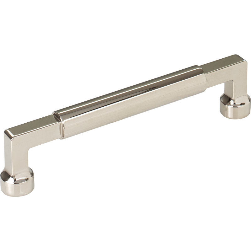 Cumberland 12" Center to Center Bar pull, Polished Nickel, 5 1/16" Center to Center