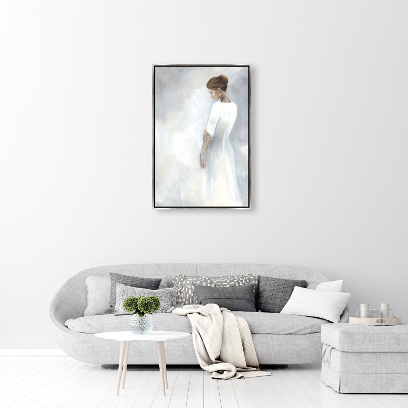 White Gown Print by Makai Howell, 46.5" H x 31.5" W