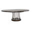 West Camden Round Walnut Wood Dining Table