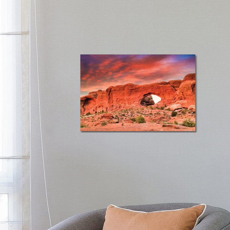 Desert Drama by Mark Paulda - Print on Canvas, Wrapped Canvas, 45.72cm H x 66.04cm W x 3.81cm D