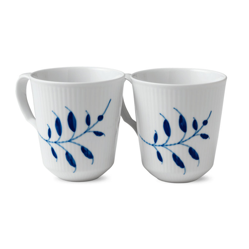 Royal Copenhagen Blue Fluted Mega 12.5 oz. Mugs
