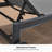  Outdoor Rust-Resistant Metal Chaise Lounge with Table (Set of 4)-95092031