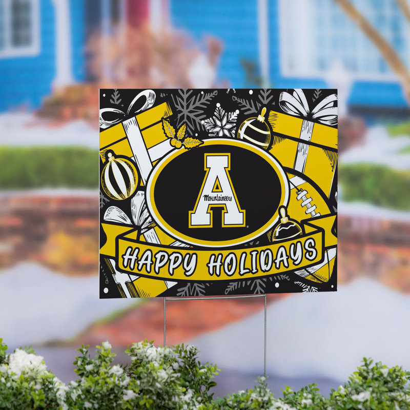 Appalachian State University Yard Sign, Holiday