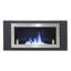 Metro Lane 114.5cm W Black Electric Fireplace