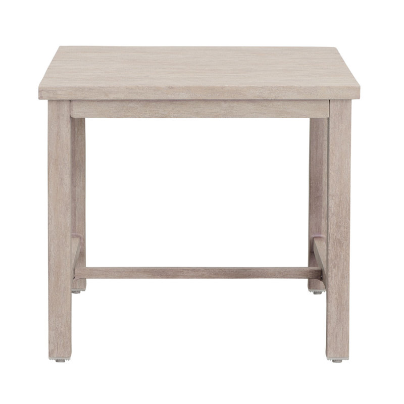 Tetra 22'' White Metal Outdoor Side Table