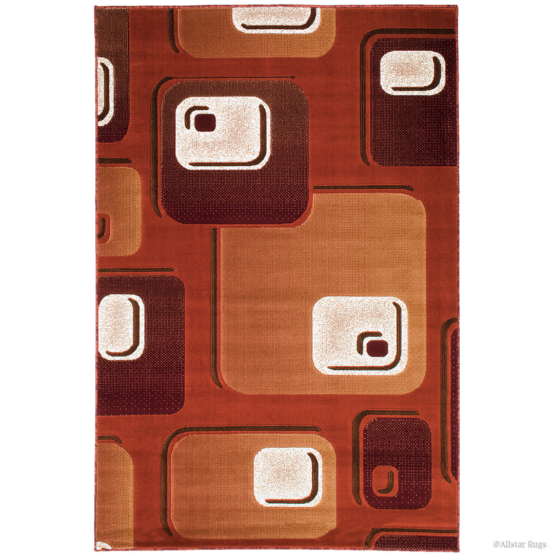 Orange Area Rug AllStar Rugs Rug