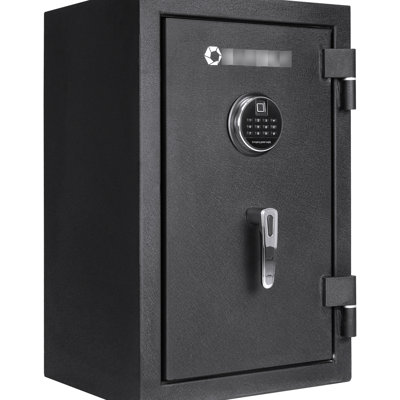 Coffre-fort ignifugé à clavier biométrique de 57 litres (2,02 pi³) avec protection des objets de valeur et batterie de secours.