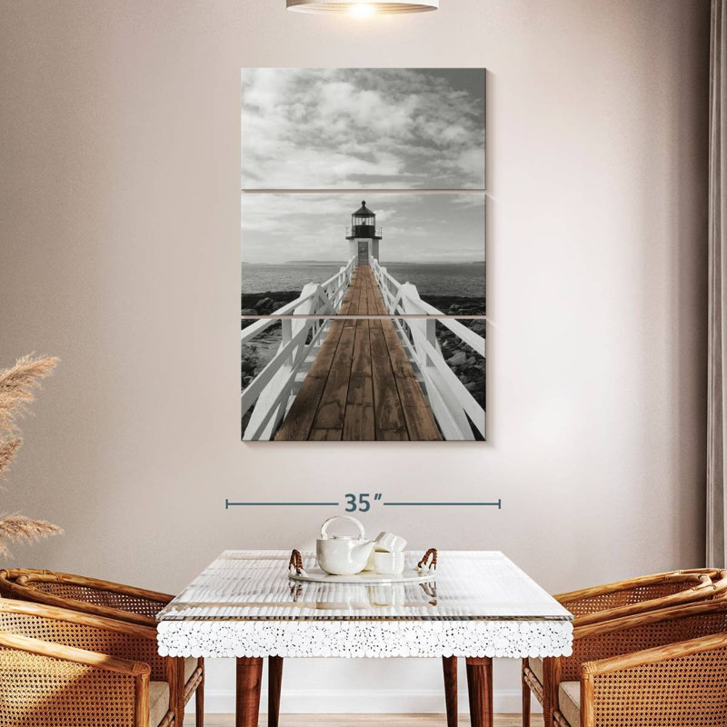 Nicci Port Clyde Lighthouse, 50" H x 32" W