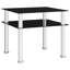 Eudora Glass Top End Table