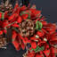 Handcrafted Faux Pinecones 36cm Wreath