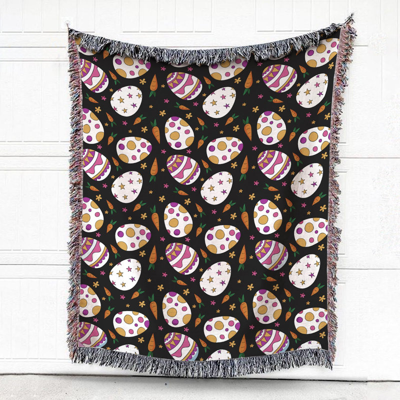  Throw, Black/Pink