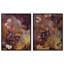 Crimson garden Set Canvas Abstract Print by Oliver Gal, Black Frame, 16 x 20-1136857412-1136857533