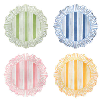 Cabana Stripe 9" Salad Plate