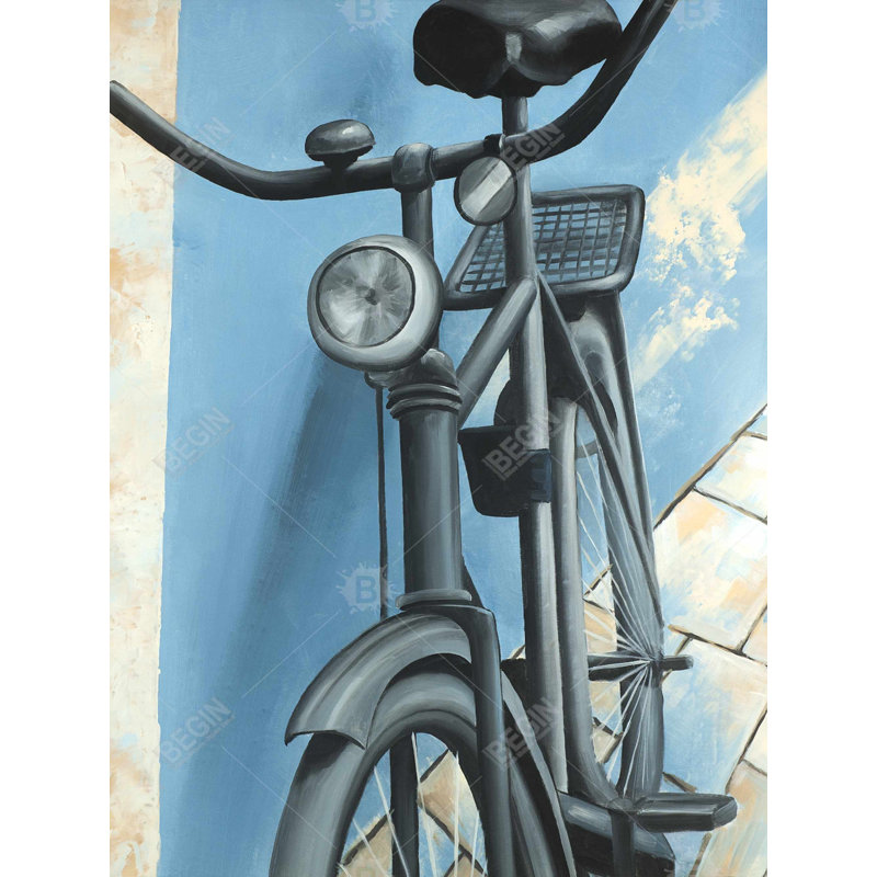 Abandonné à bicyclette - Toile encadrée pour la décoration intérieure | Transport