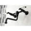 Robinet de salle de bain mural 2 trous Kingston Brass Wilshire-54357425