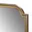 Miroir mural festonné en bois