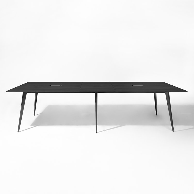 Table de conférence rectangulaire Bexley, Noir, H 29,53 po x L 118,11 po x l 47,24 po