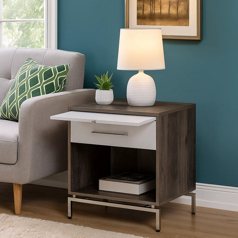 Table de bout avec rangement Tyland