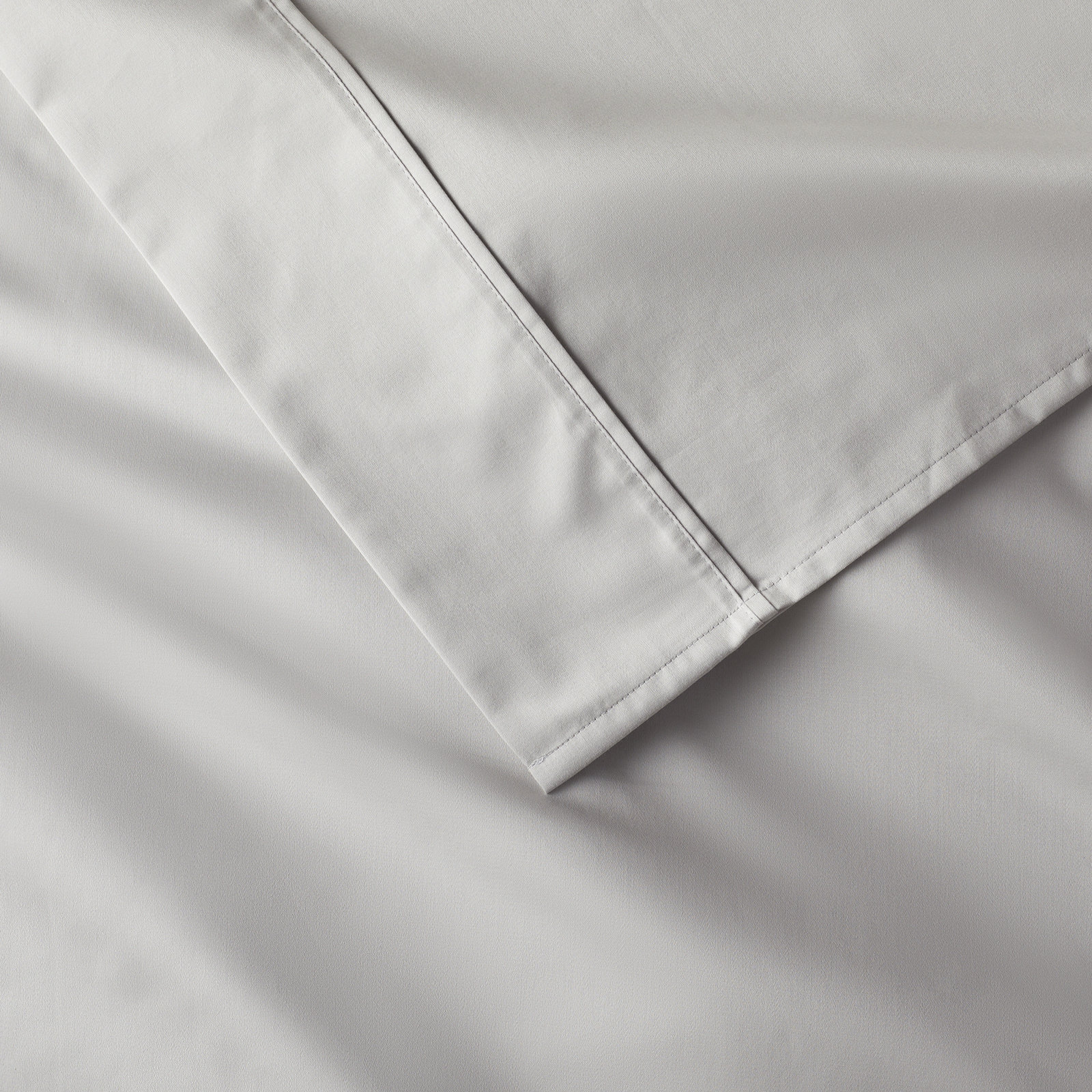 Hayward Egyptian Cotton Sateen Sheet Set, Soft Gray, Queen