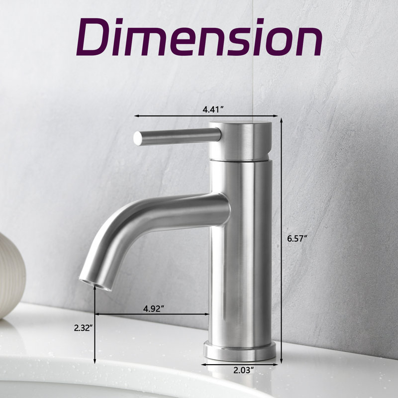 Single-Hole Single-handle Bathroom Faucet