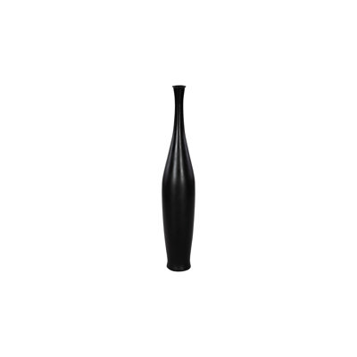 Vase Trompette, grand, noir mat