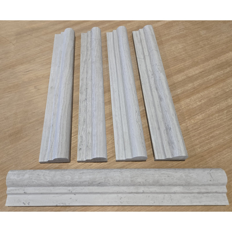 OGEE WOODEN WHITE HONED