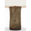 Damson 26" Table Lamp in Tobacco Stoneware with Linen Shade