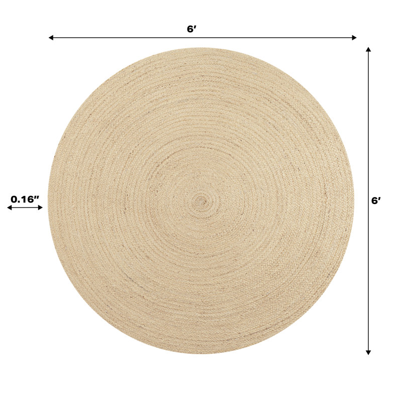 Tapis ivoire Mallerly, Rond 6 pi